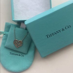 Paloma Picasso Silver Olive Leaf Heart Pendant