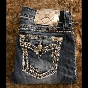 MISS ME MID-RISE BOOT CUT STRETCH JEANS