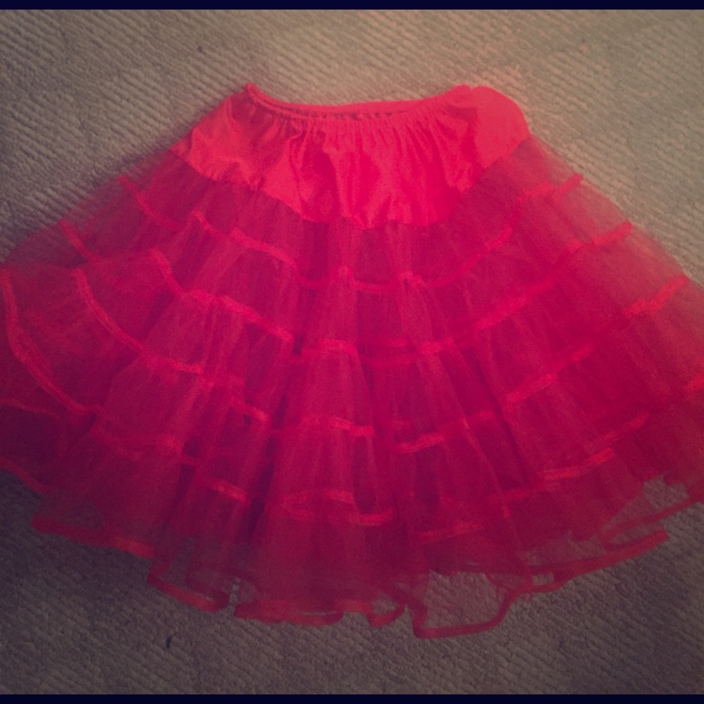 Sassy red petticoat
