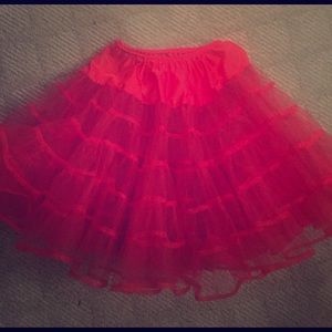 Sassy red petticoat