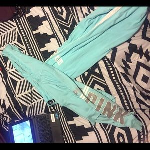 PINK Sky Blue Hoodie & Jacket