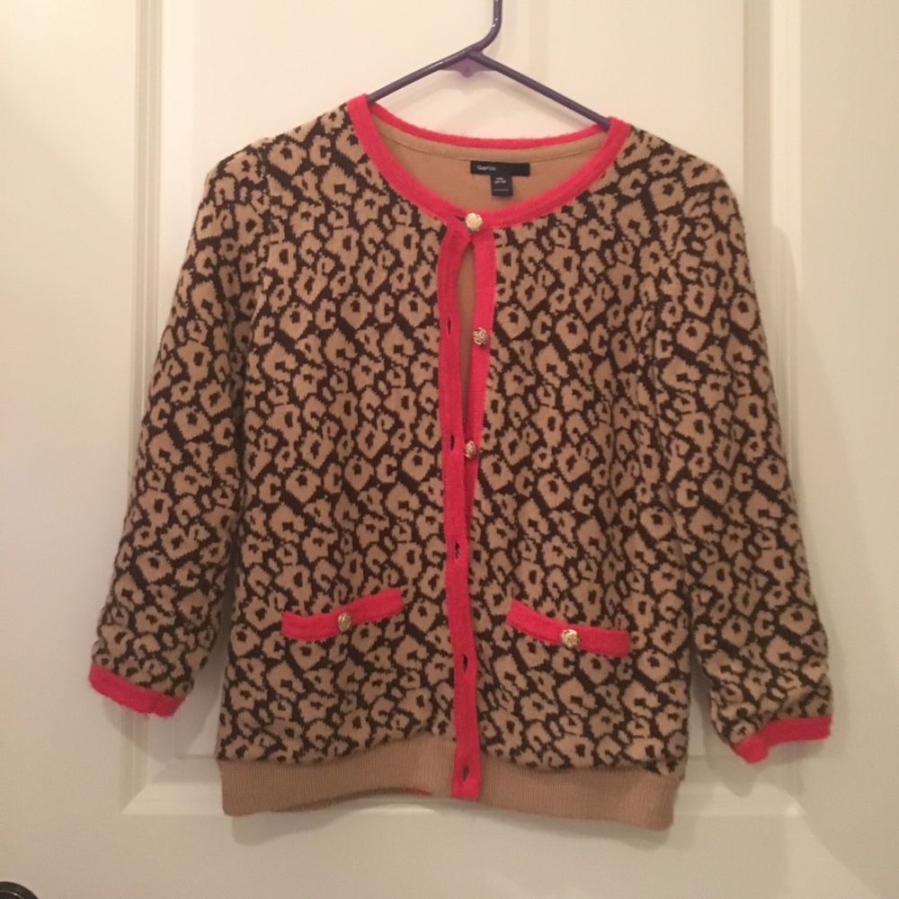 SOLD❤️ Leopard Print Cardigan
