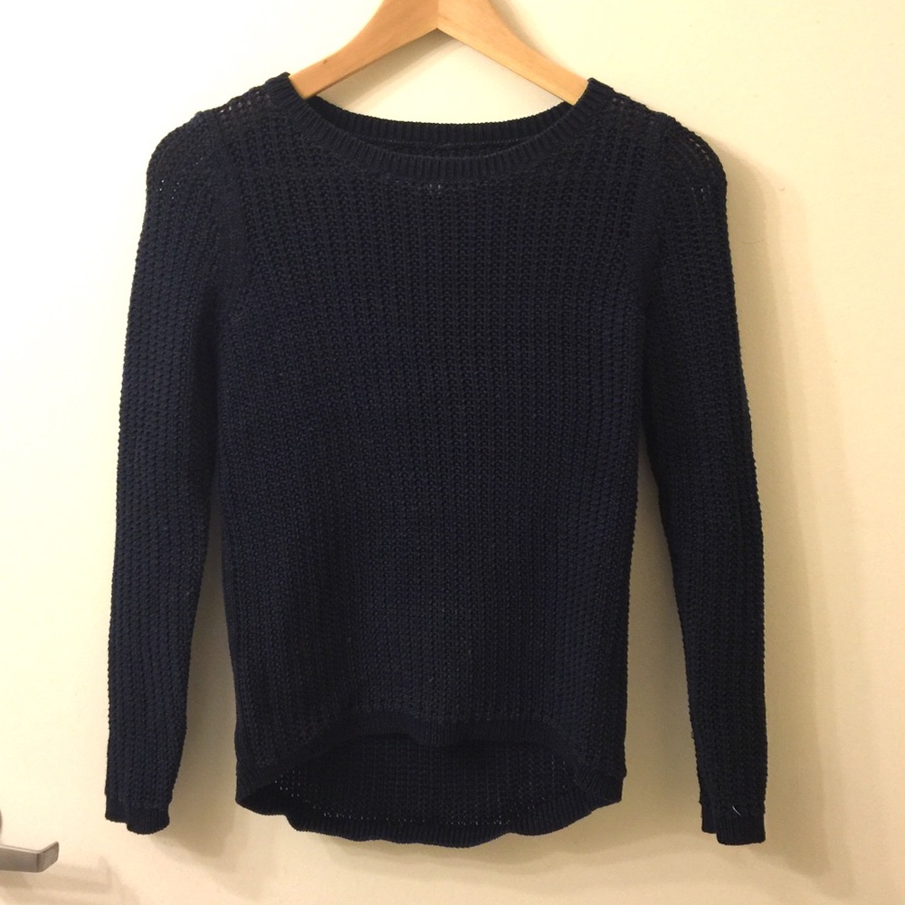 LOFT navy sweater