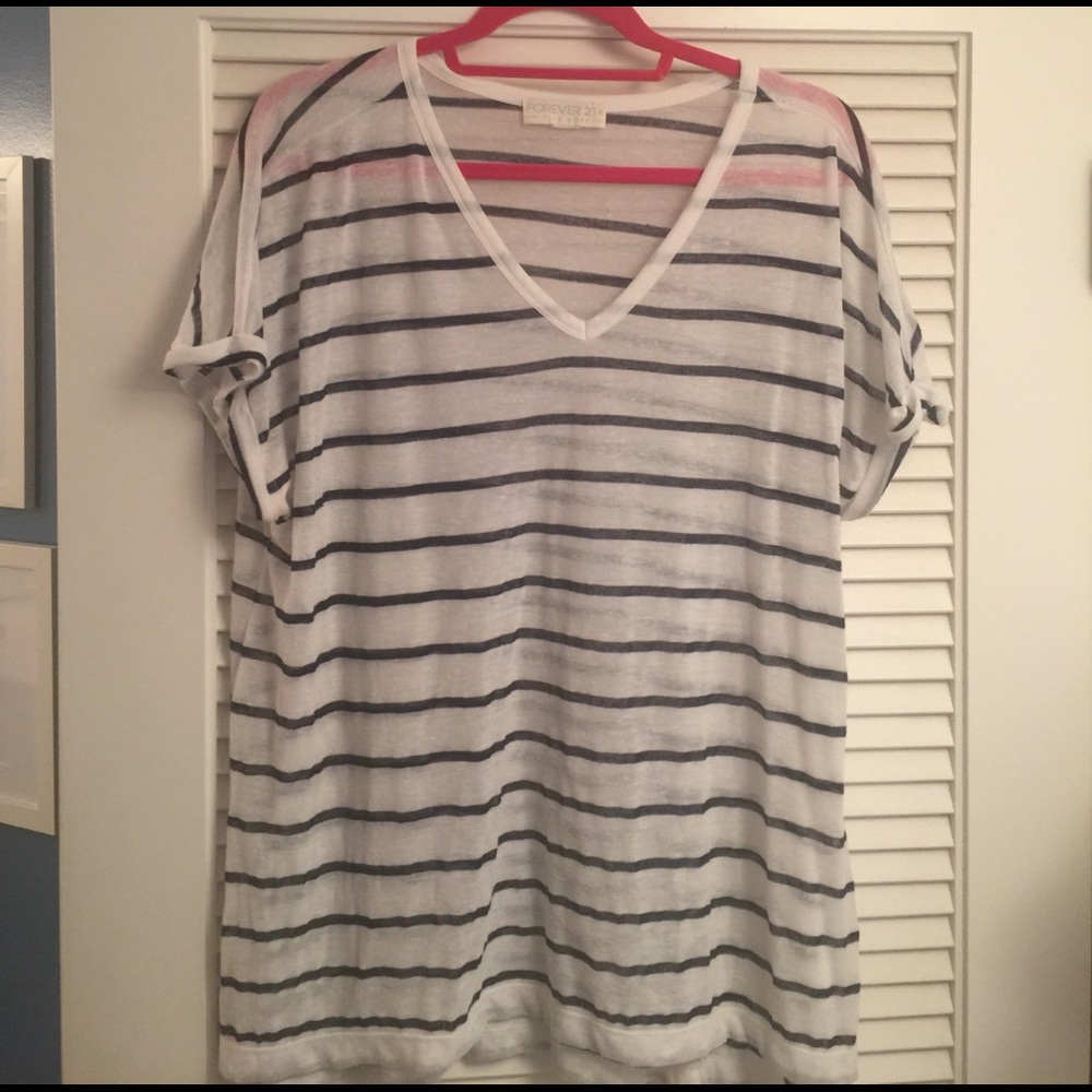 Forever 21+ Striped T-shirt