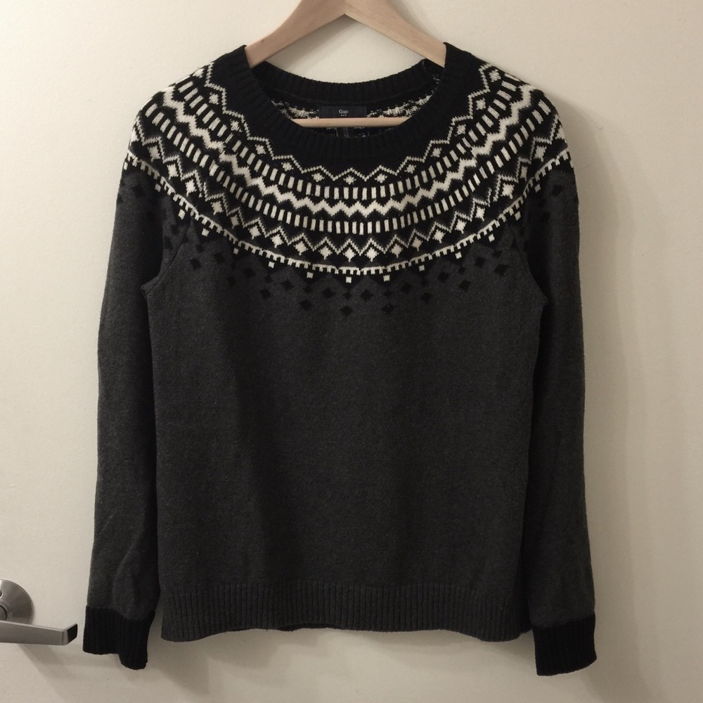 SOLD Gap Fairisle Sweater