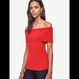 Ann Taylor off the shoulder sweater