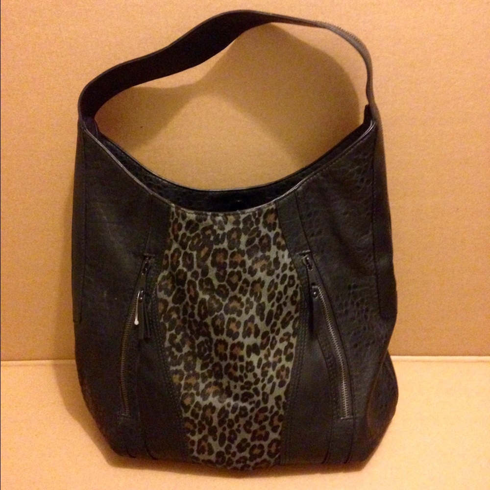 French Connection, faux leather tote, NEW