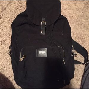 VS PINK black backpack