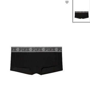 BNIP PINK Victoria's Secret boyshort with logo