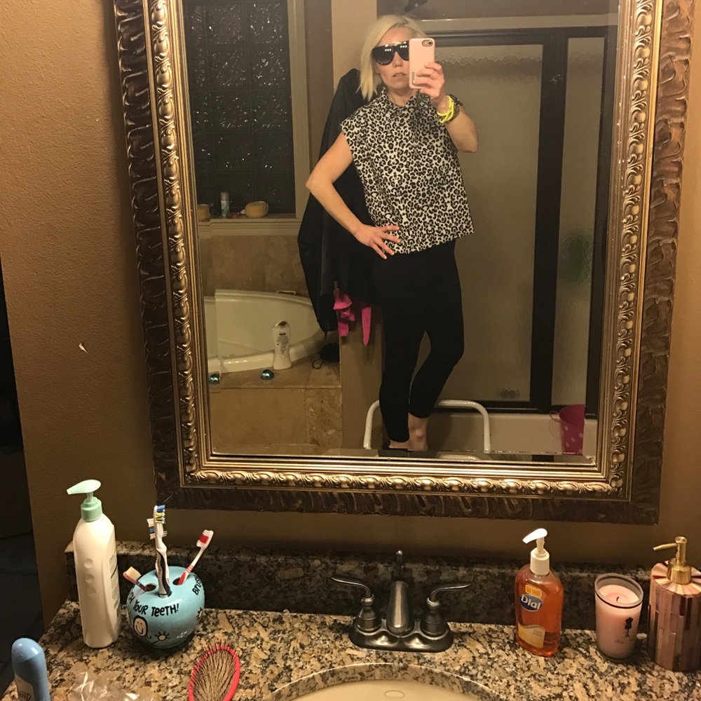 Leopard Print Blouse - image 3