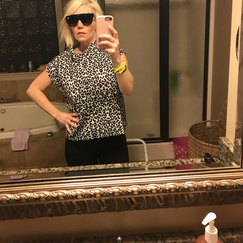 Leopard Print Blouse - image 4