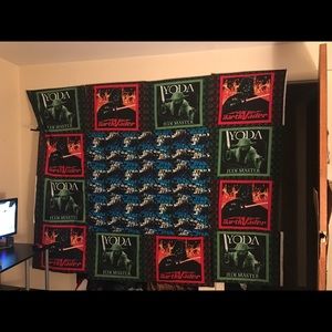 Queen size handmade quilt Star Wars