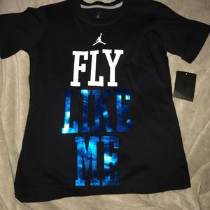 Jordan black t shirt