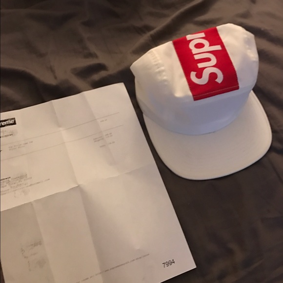 Supreme TOP PANEL STRIPE CAMP CAP - Picture 4 of 4