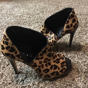 Bcbgmaxazria Calf Hair Leopard Heels