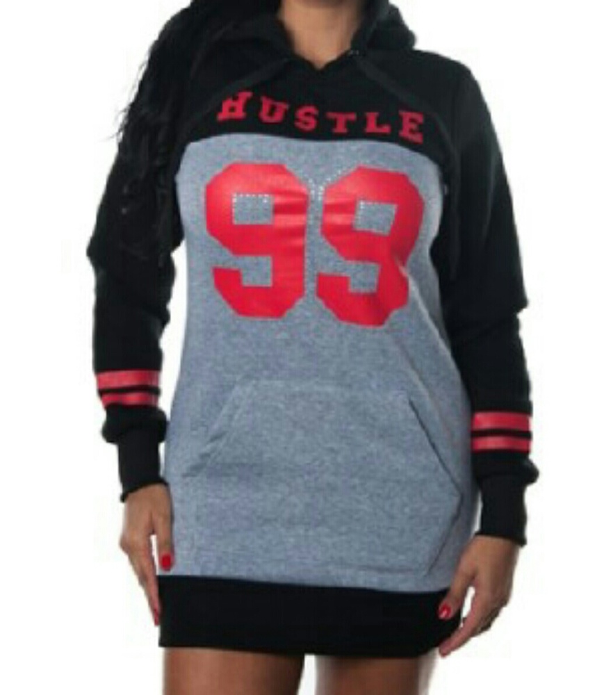Hot New Style!!! Graphics Mini Sweatshirt Dress