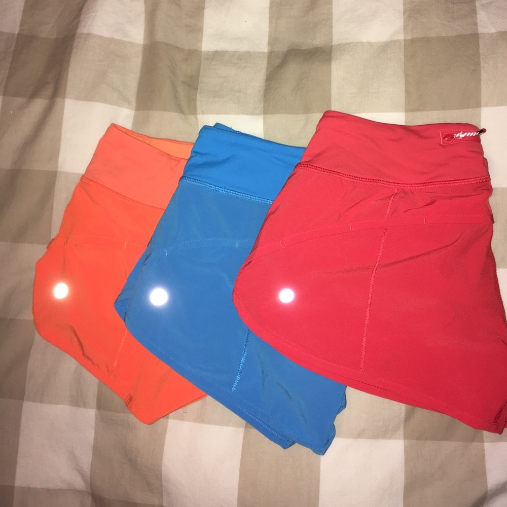 Lululemon Speed Shorts Bundle