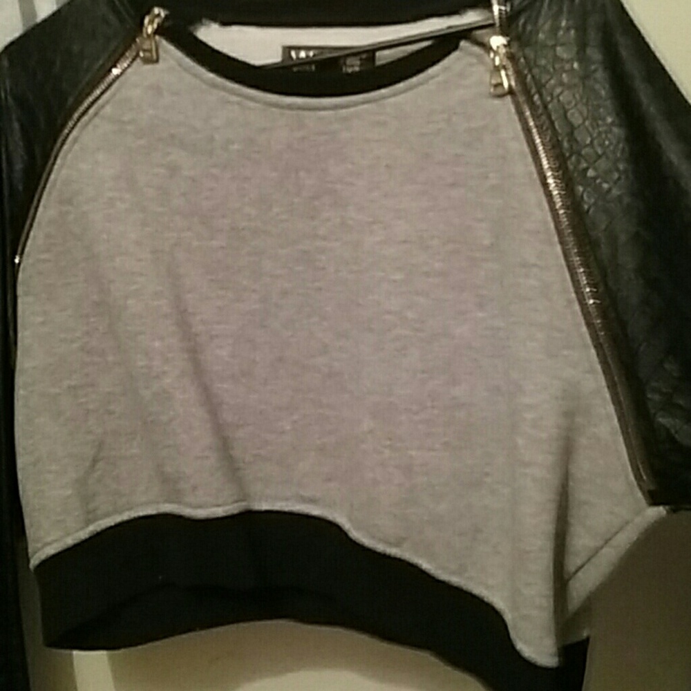 Crop sweat shirt