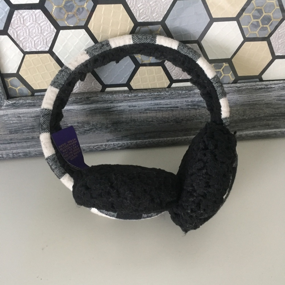 Madden Girl Plaid Earmuffs