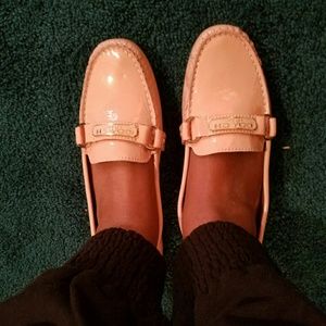 Coach Faye Crinkle Patent Loafer
