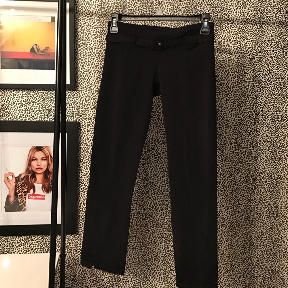 Lululemon black workout crops. Size 4
