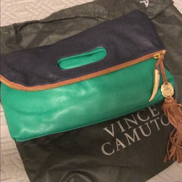 Vince Camuto fold over clutch - Picture 1 of 4