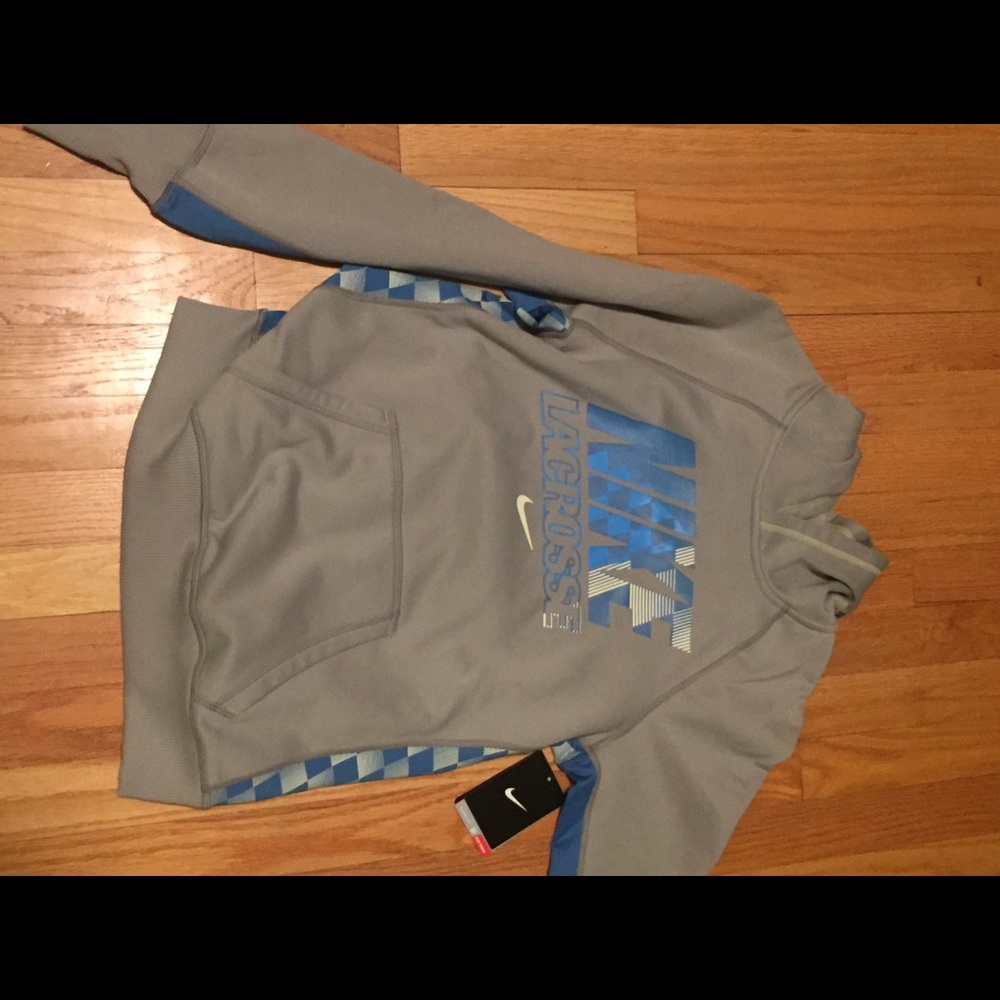 Nike lacrosse hooded sweatshirt