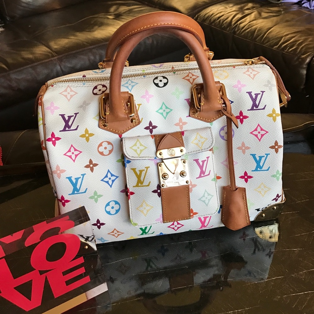 Louis Vuitton Multicolor Speedy 30❤
