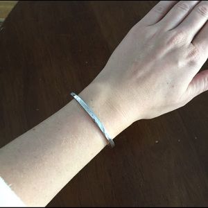 Silver cuff bracelet