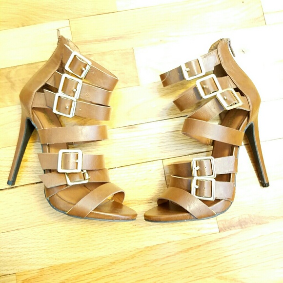 Charlotte Russe Shoes - NEW  Brown Strappy Heels