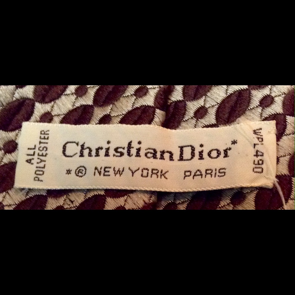 Vintage Christian Dior necktie retro
