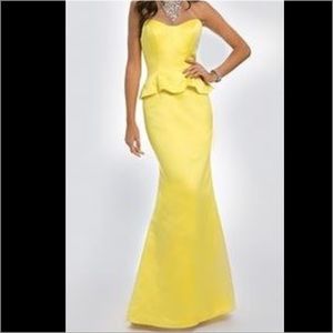 Jovani peplum pageant or prom gown