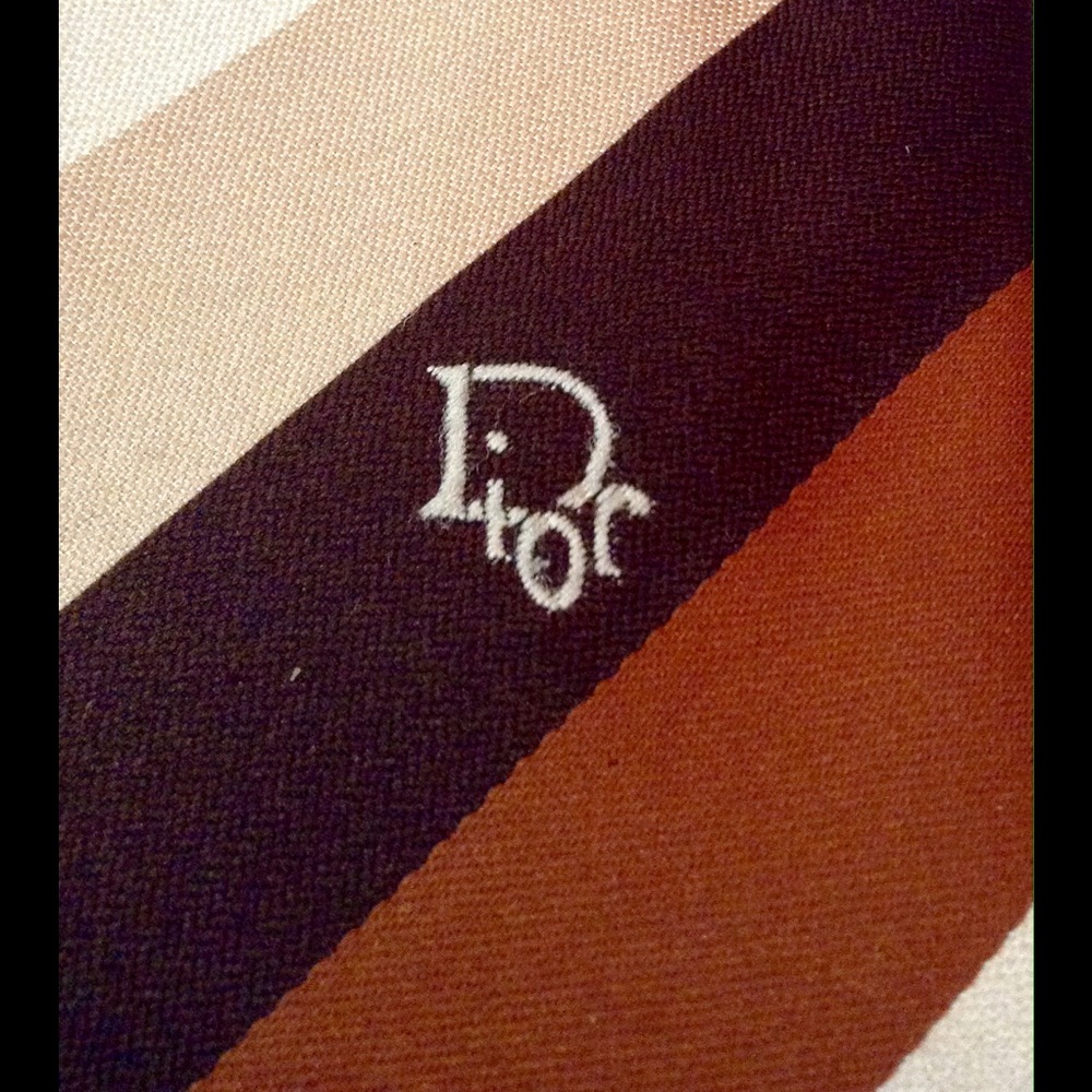 Vintage retro Christian Dior necktie