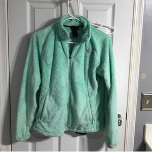 Mint green North Face fleece