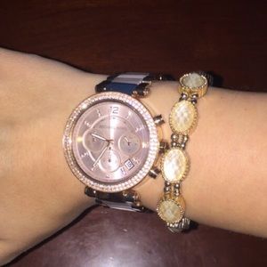 Michael Kors rose gold watch