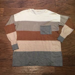 Colorblock sweater