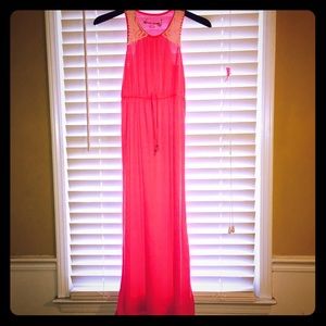 💗Maxi-Dress💗Coral Color💗Size 8-10