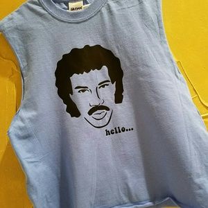 Lionel Richie crop top.