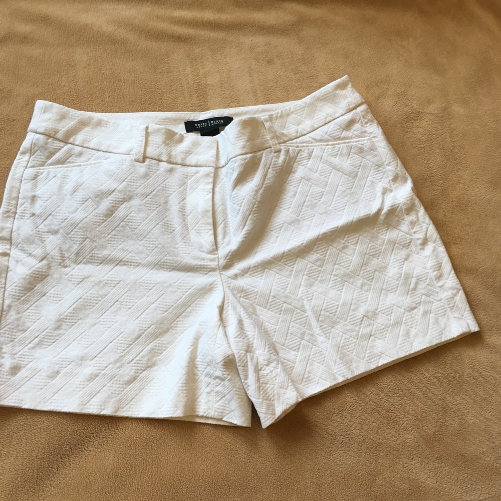 WHBM white shorts size 4
