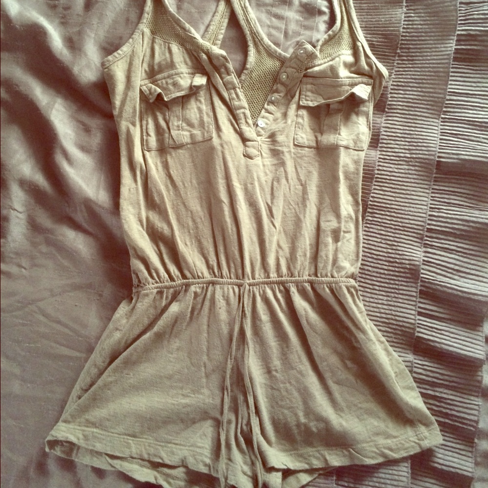 Khaki green romper