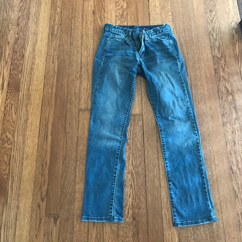Calvin Klein straight leg ankle/cropped jeans