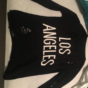 Los Angeles ripped sweater