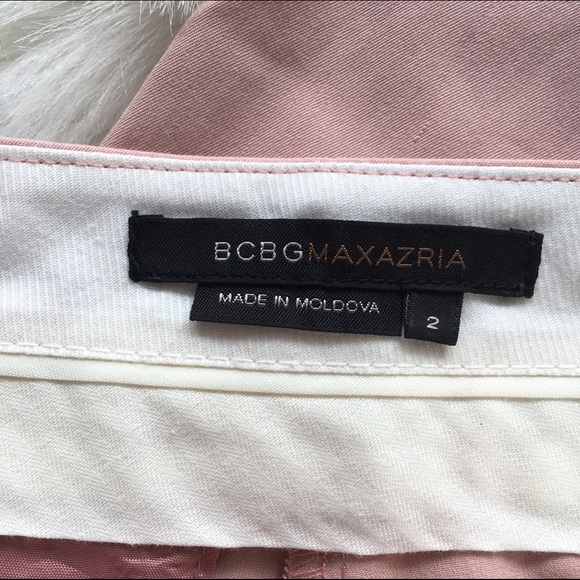 Pink BCBG Maxazria Capri Pants - SZ: 2 - Picture 6 of 8