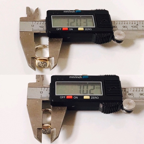 David Yurman Sterling & 18k Pave Diamond Ring - Picture 7 of 8