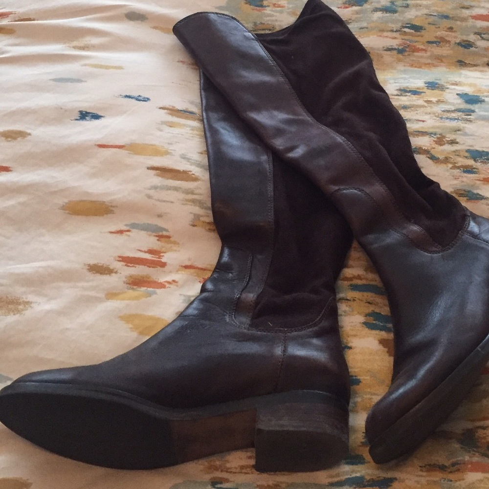 Dark brown Cole Haan boots