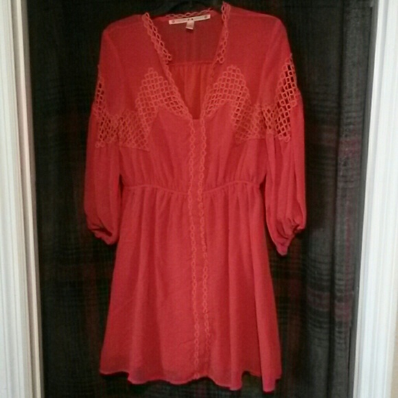 Chelsea & Violet Tops - Rich Orange Tunic w/24in inseam