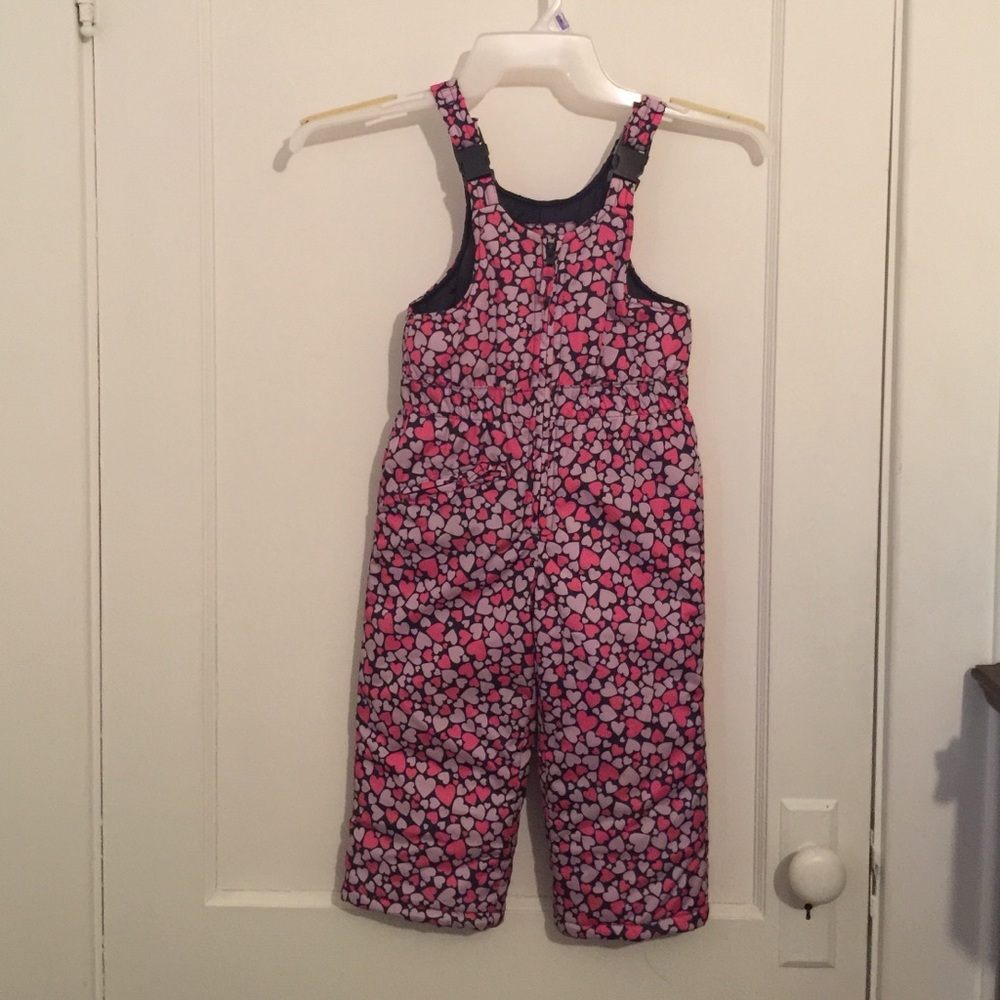 Toddler bib snow pants
