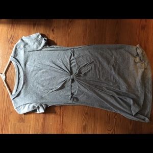 Blue honey punch cut out dress