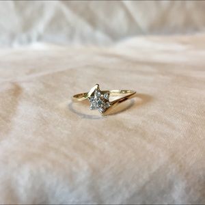 14K Diamond Ring