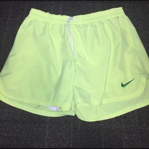 Neon yellow Nike dri-fit